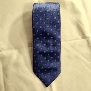 Vintage Welkin Tie, 100% silk.  Blue, 58x3.5 inches